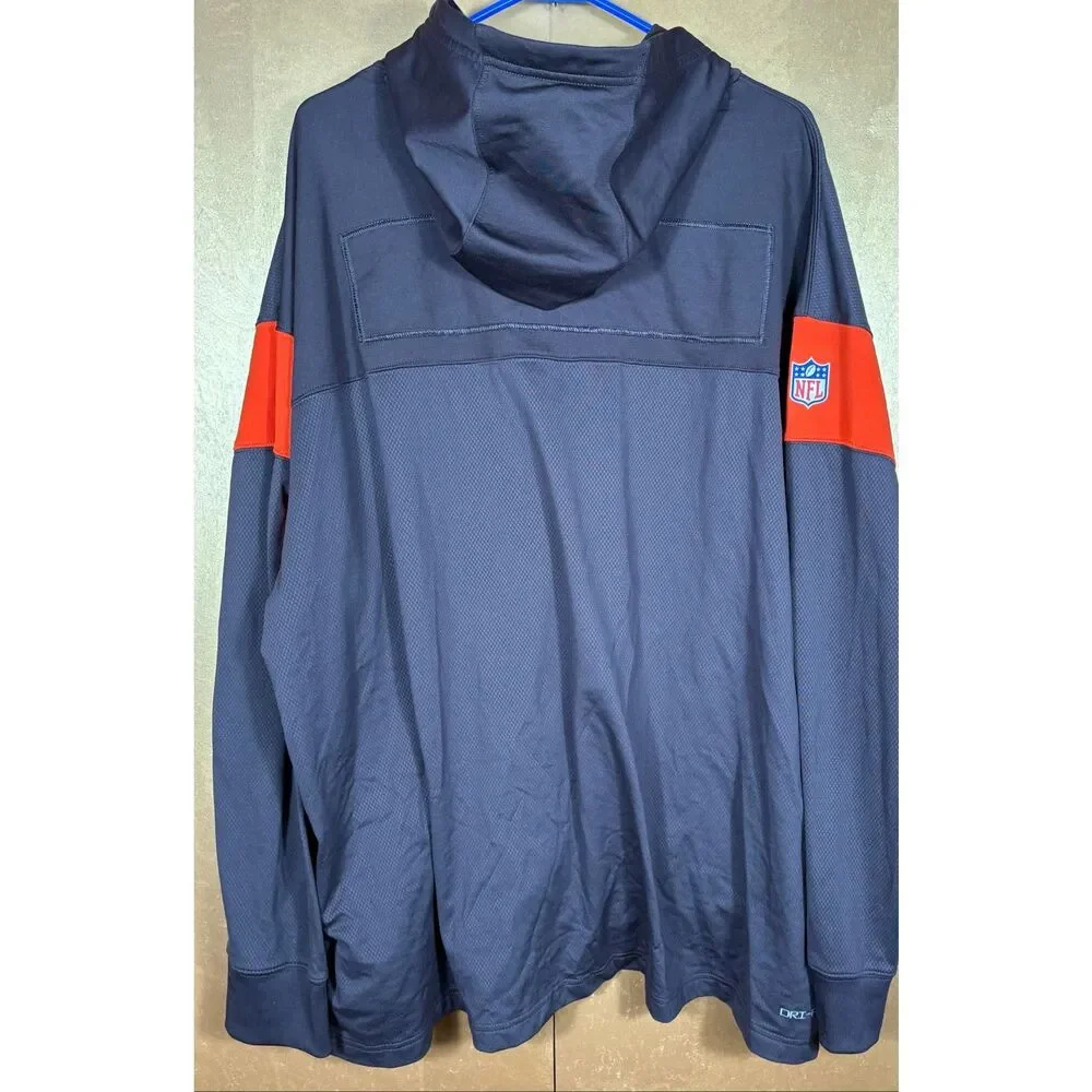 Nike Brown Cleveland Browns Sideline Arch Jersey Performance Pullover Hoodie siz